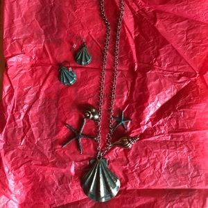3/$10 Seashell & Starfish Necklace & Earrings